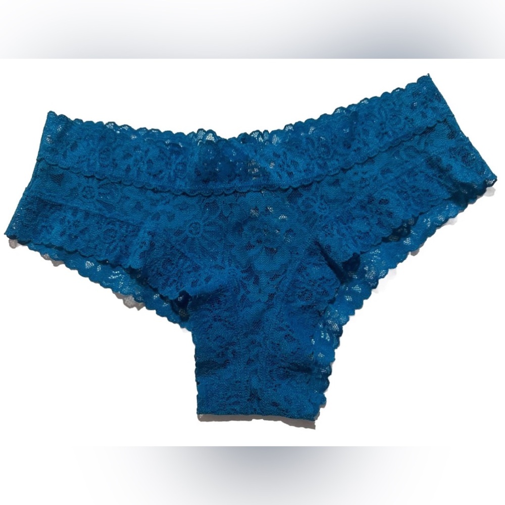 Victoria's Secret Blue Lace Cheeky Panty